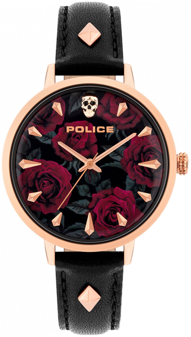 Police Damklocka PL16034MSR.02 Miona Svart/Roséguldstonat stål Ø36 - Police