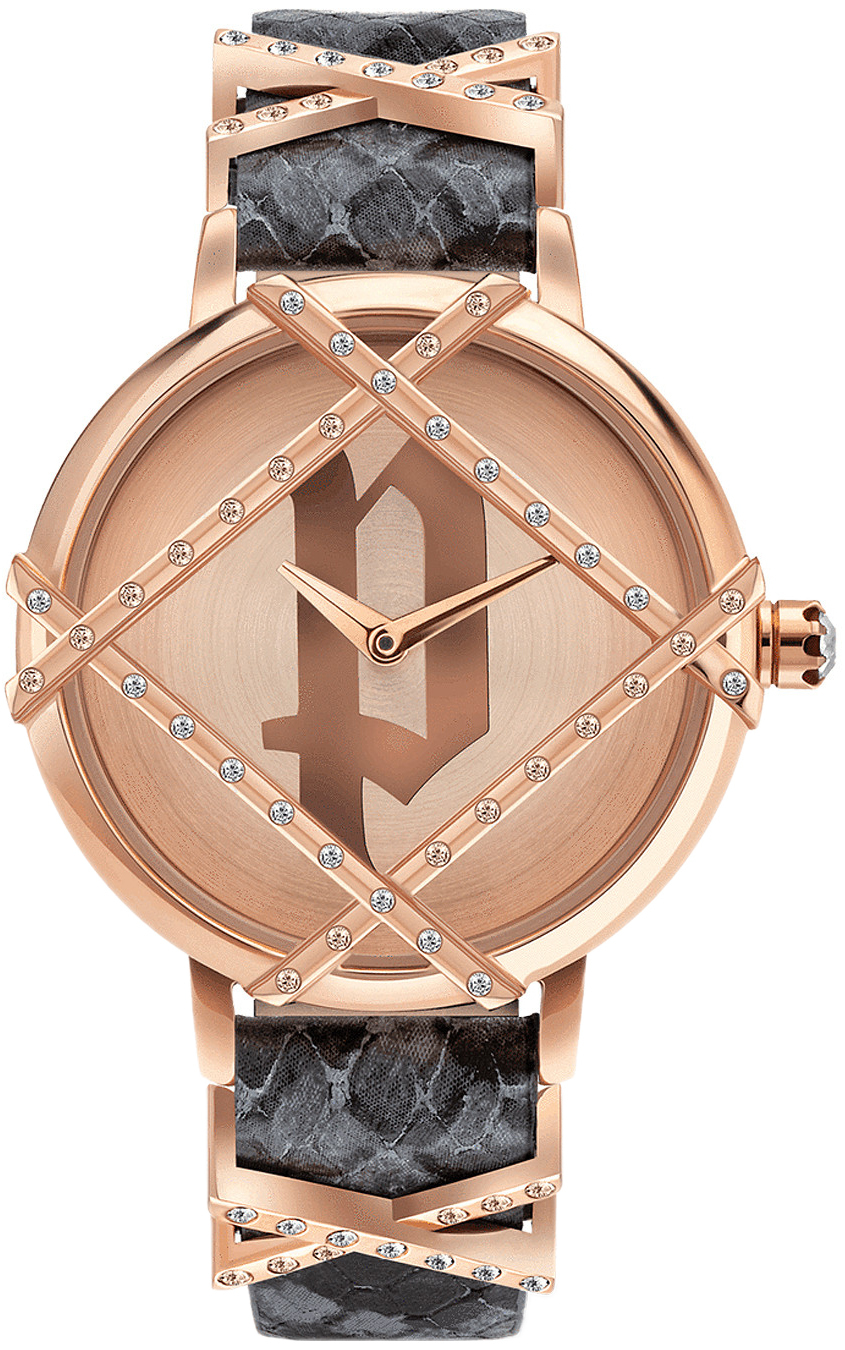 Police Damklocka PL16068BSR.32 Rila Roséguldstonad/Roséguldstonat - Police