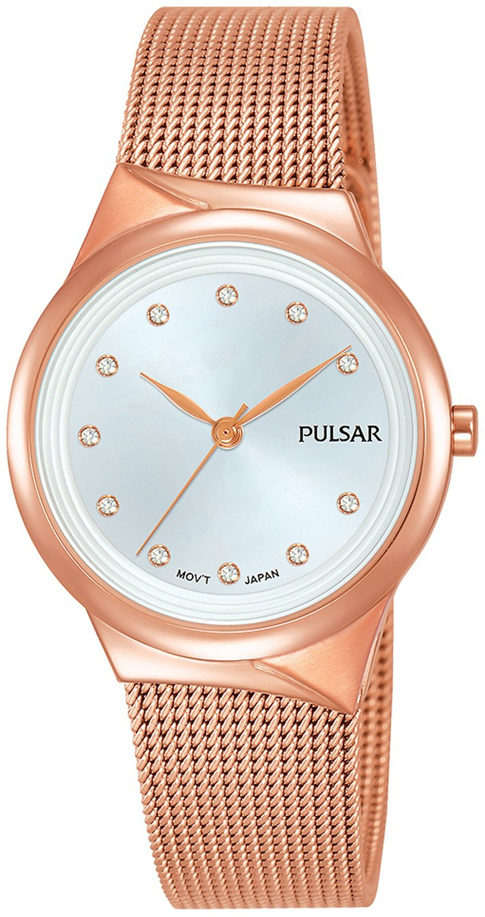 Pulsar Damklocka PH8442X1 Classic Silverfärgad/Roséguldstonat stål - Pulsar