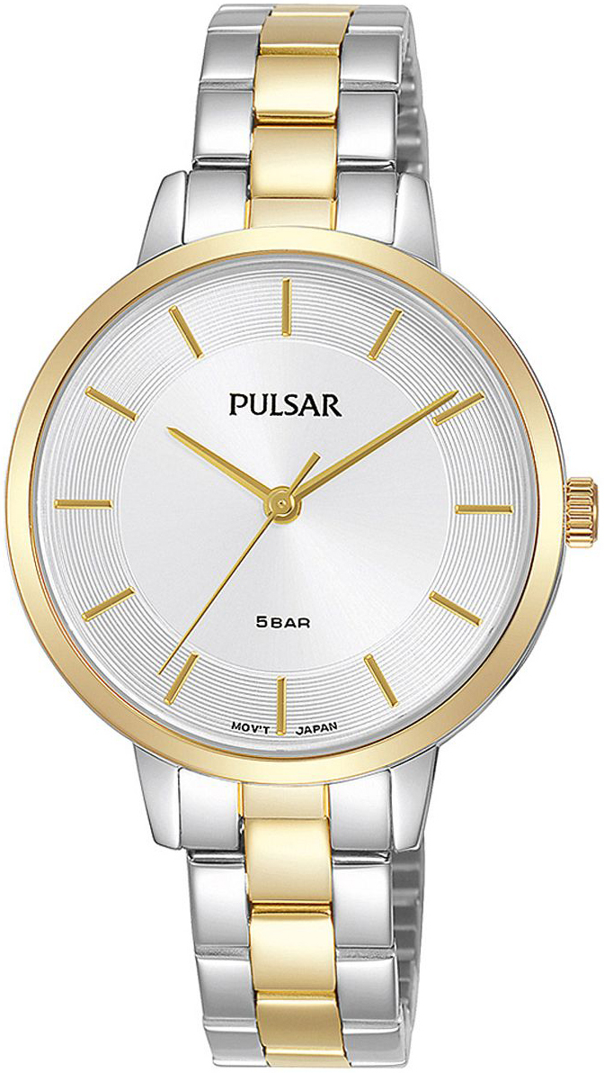 Pulsar Damklocka PH8476X1 Silverfärgad/Gulguldtonat stål Ø32 mm - Pulsar