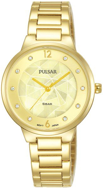 Pulsar Damklocka PH8516X1 Guld/Gulguldtonat stål Ø30 mm - Pulsar