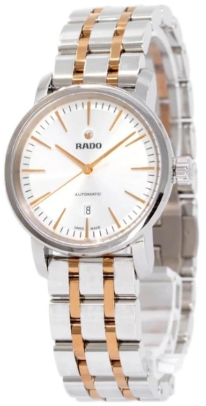 Rado Damklocka R14050103 Diamaster Vit/Roséguldstonat stål Ø33 mm - Rado