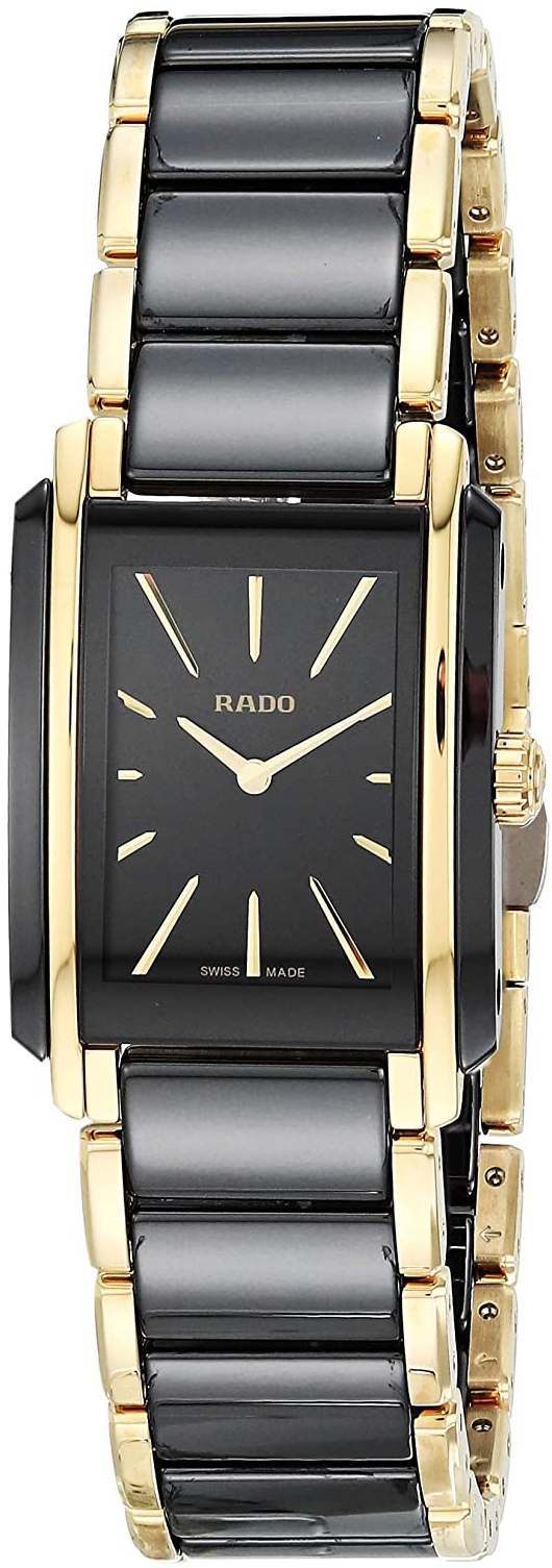 Rado Damklocka R20845162 Integral Svart/Gulguldtonat stål - Rado