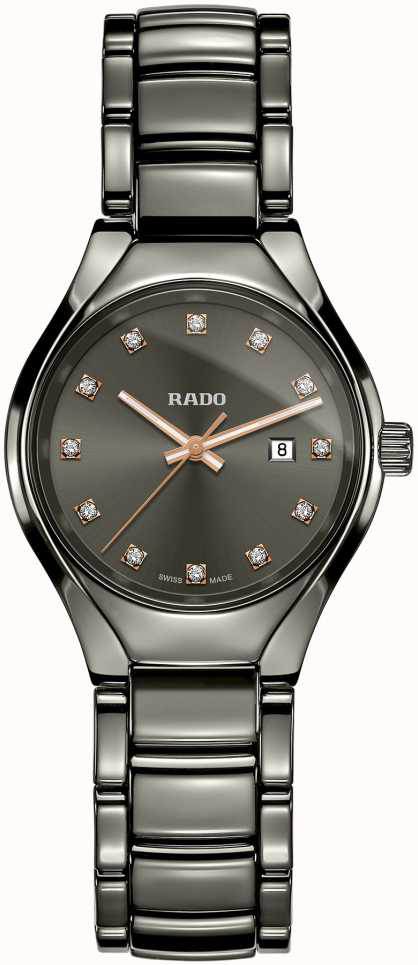 Rado Damklocka R27060732 True Grå/Keramik Ø40 mm - Rado