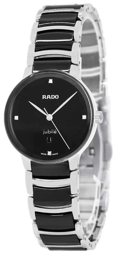 Rado Damklocka R30026712 Centrix Svart/Keramik Ø30.5 mm - Rado