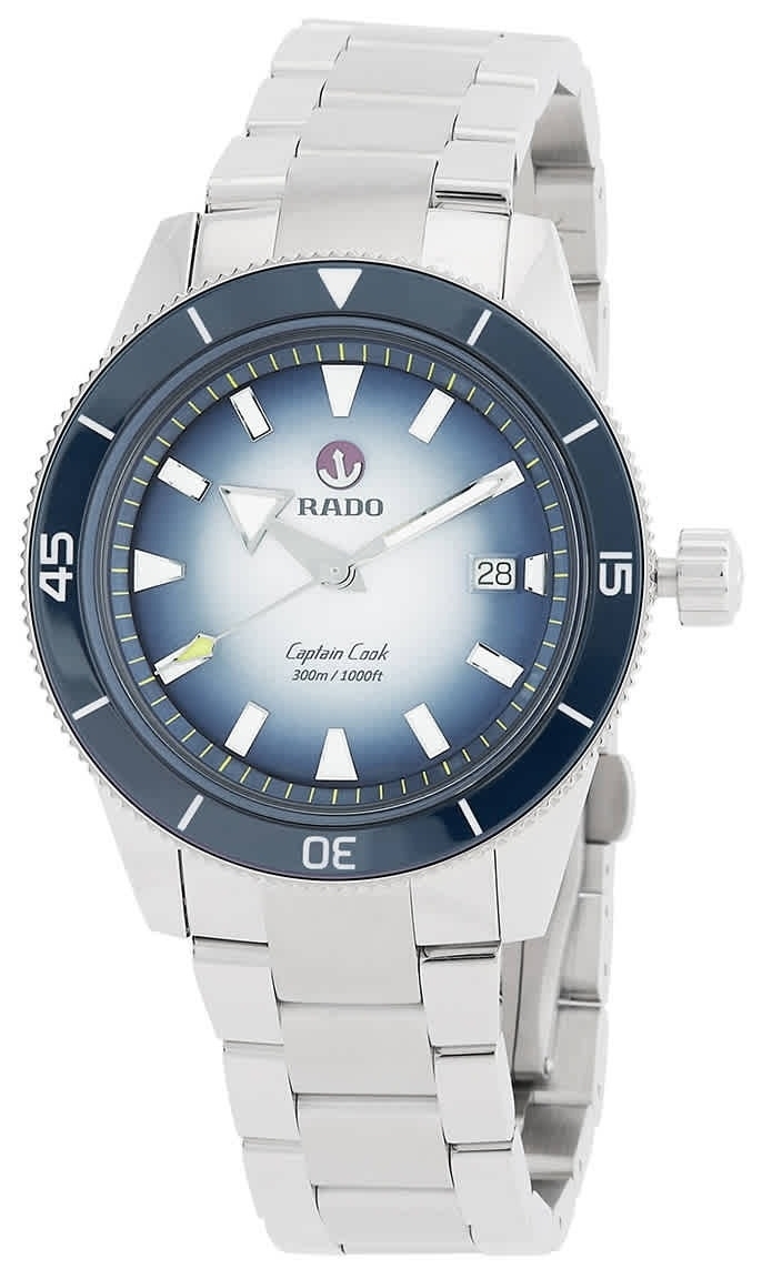 Rado Herrklocka R32154208 Captain Cook Blå/Stål Ø42 mm - Rado