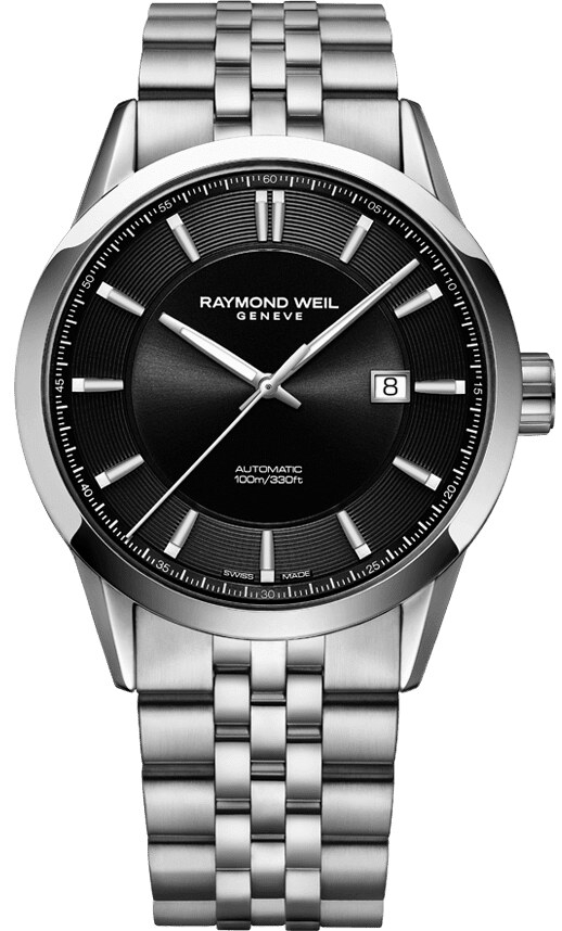 Raymond Weil Herrklocka 2731-ST-20001 Freelancer Svart/Stål Ø42 mm - Raymond Weil