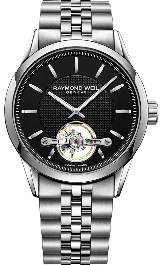 Raymond Weil Herrklocka 2780-ST-20001 Freelancer Svart/Stål Ø42 mm - Raymond Weil