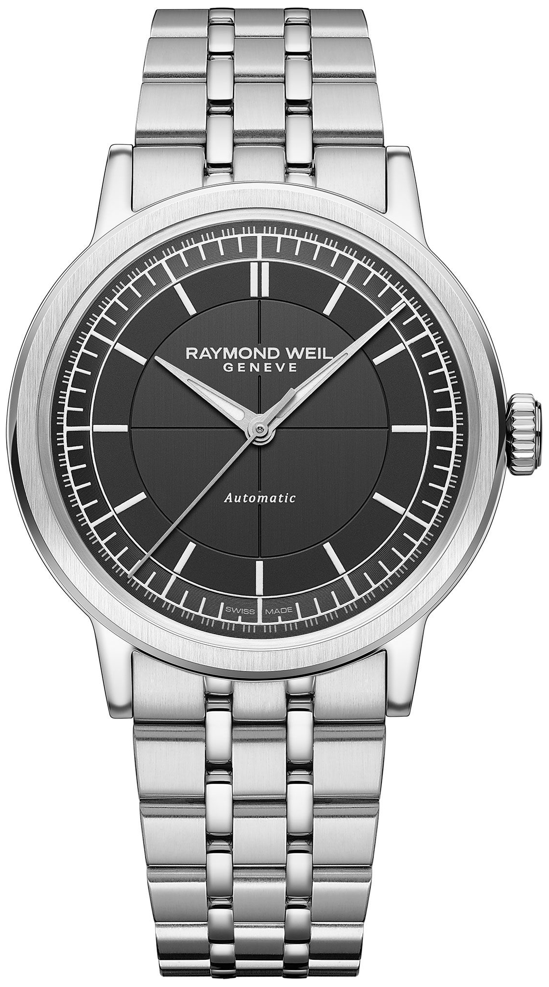 Raymond Weil Herrklocka 2925-ST-60001 Millesime Svart/St&aring;l &Oslash;39 mm