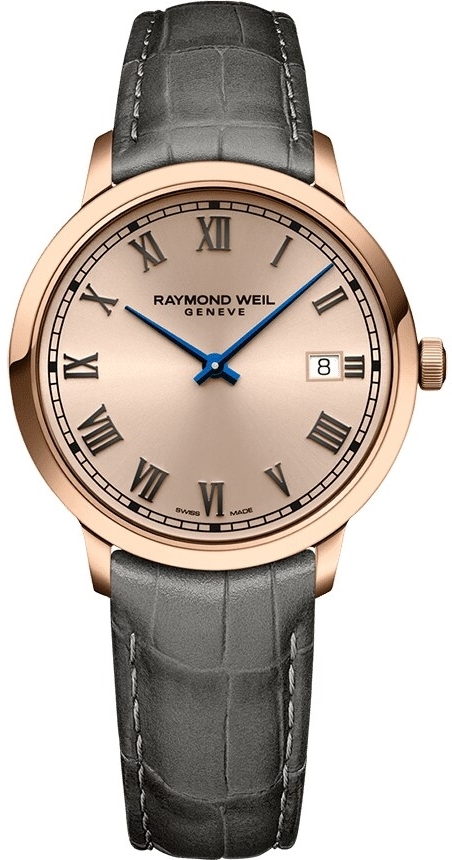 Raymond Weil Herrklocka 5485-PC5-00859 Toccata Roséguldstonad/Läder - Raymond Weil