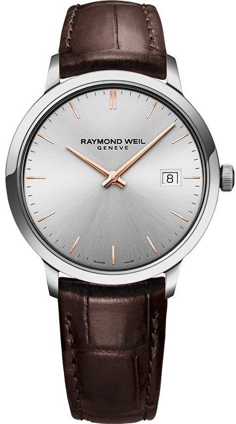 Raymond Weil Herrklocka 5485-SL5-65001 Toccata Silverfärgad/Läder - Raymond Weil