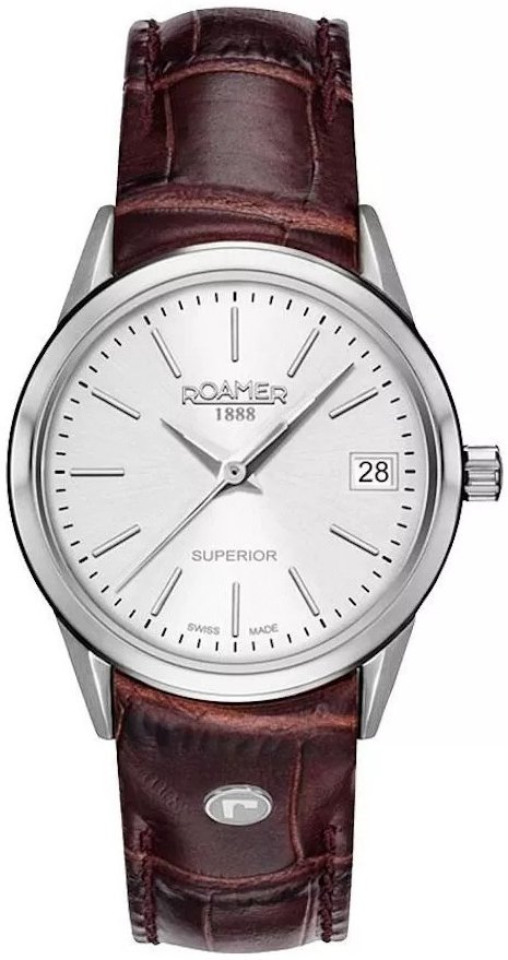 Roamer Monza Herrklocka 508856-41-15-05 Superior Silverfärgad/Läder - Roamer Monza