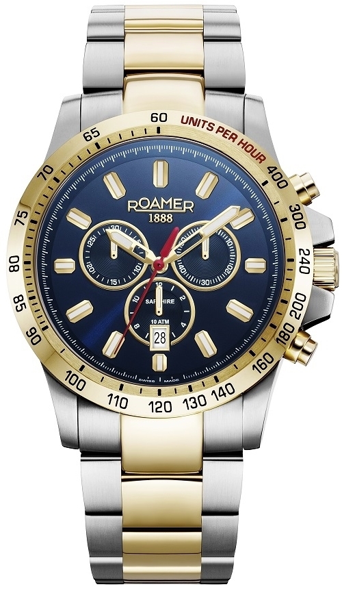 Roamer Monza Herrklocka 861837-47-45-20 Rimini Blå/Stål Ø45 mm - Roamer Monza