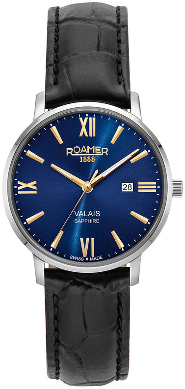 Roamer Monza Damklocka 958844-41-41-05 Valais Blå/Läder Ø32 mm - Roamer Monza
