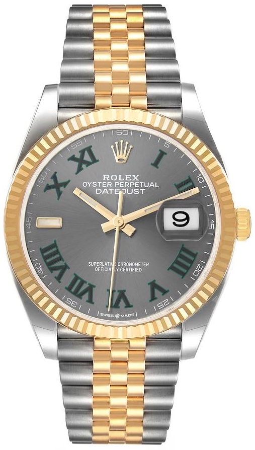 Rolex Herrklocka 126233-0035 Datejust 36 Grå/Stål Ø36 mm
