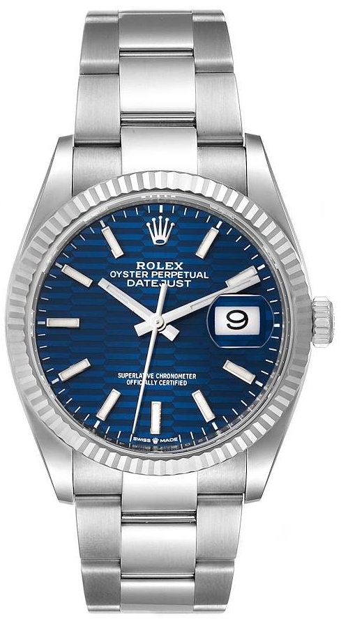 Rolex Damklocka 126234-0050 Datejust 36 Blå/Stål Ø36 mm - Rolex