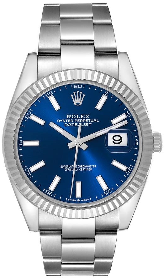 Rolex Herrklocka 126334-0001 Datejust 41 Blå/Stål Ø41 mm - Rolex