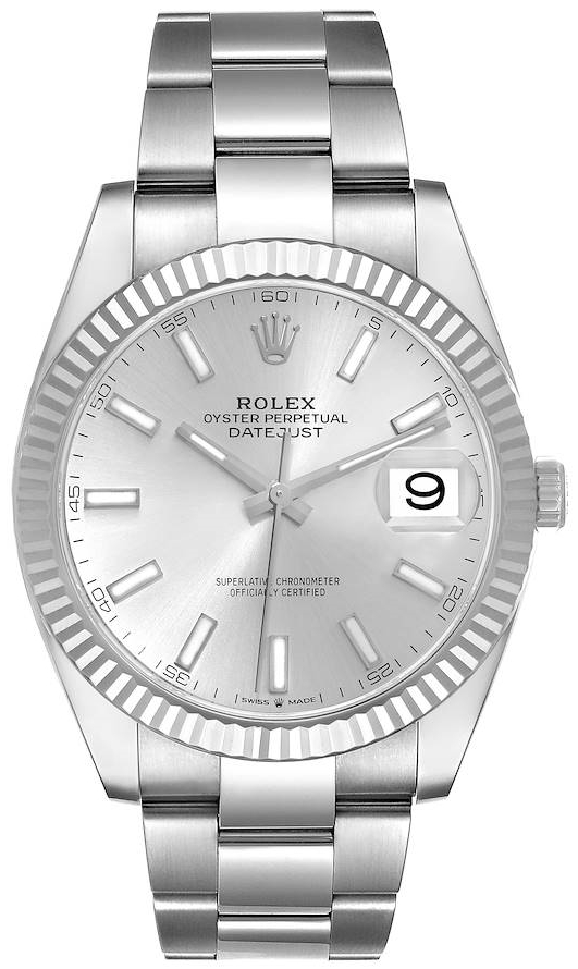 Rolex Herrklocka 126334-0003 Datejust 41 Silverfärgad/Stål Ø41 mm - Rolex