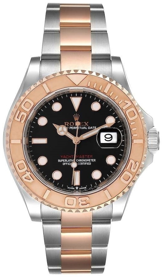 Rolex Herrklocka 126621-0002 Yacht-Master 40 Svart/18 karat roséguld - Rolex