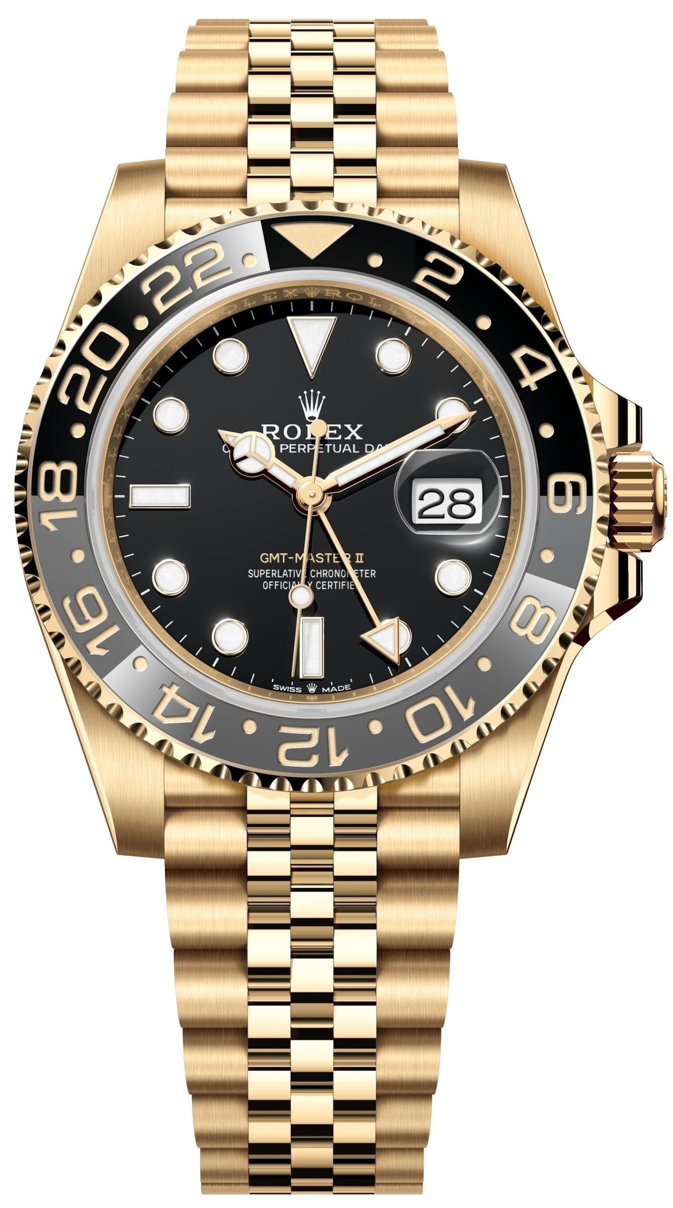 Rolex Herrklocka 126718GRNR-0001 GMT-Master II Svart/18 karat gult - Rolex