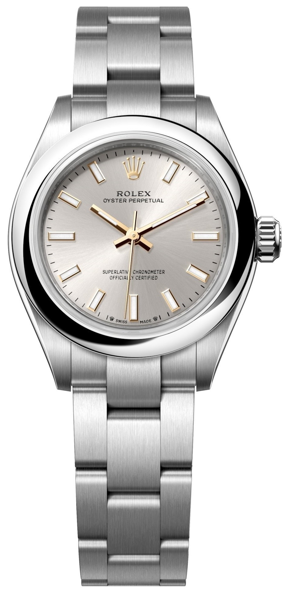 Rolex Damklocka 276200-0001 Oyster Perpetual 28 Silverfärgad/Stål - Rolex
