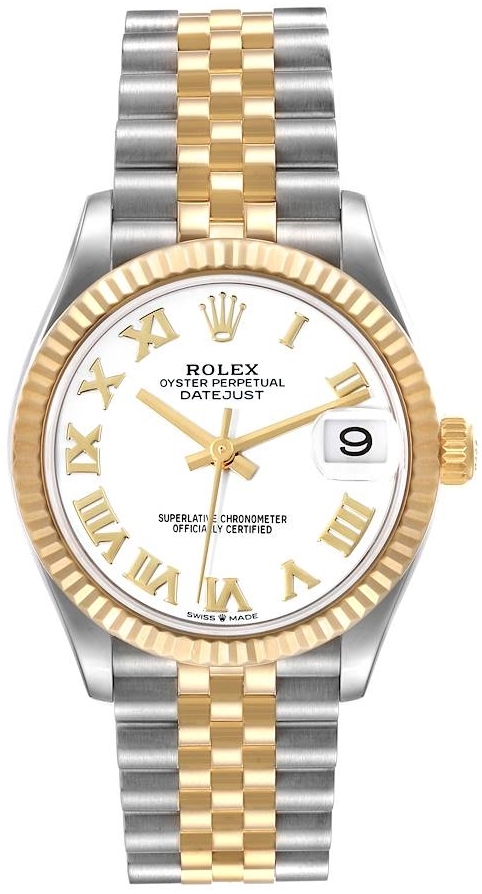 Rolex Damklocka 278273-0002 Datejust 31 Vit/18 karat gult guld Ø31 mm - Rolex