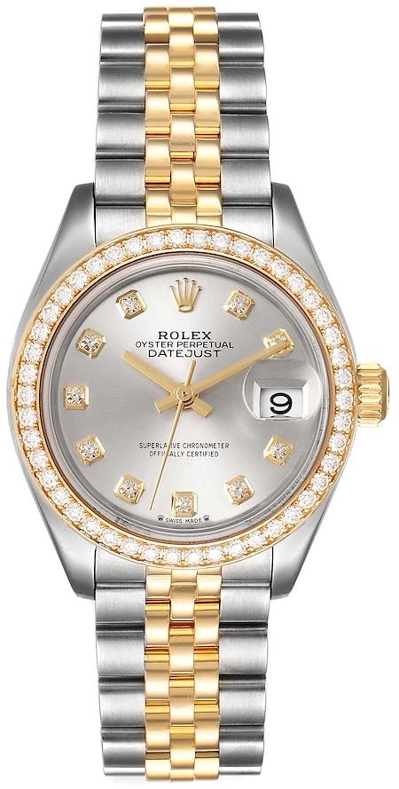 Rolex Damklocka 279383RBR-0007 Lady-Datejust 28 Silverfärgad/18 - Rolex