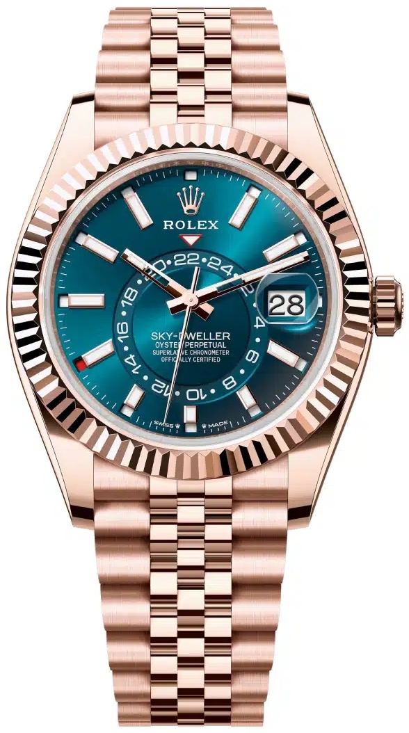Rolex 336935-0005 Sky-Dweller Blå/18 karat roséguld Ø42 mm - Rolex