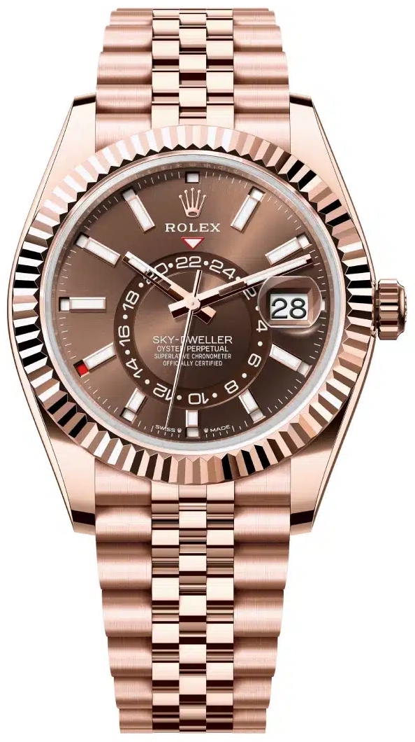 Rolex 336935-0006 Sky-Dweller Brun/18 karat roséguld Ø42 mm