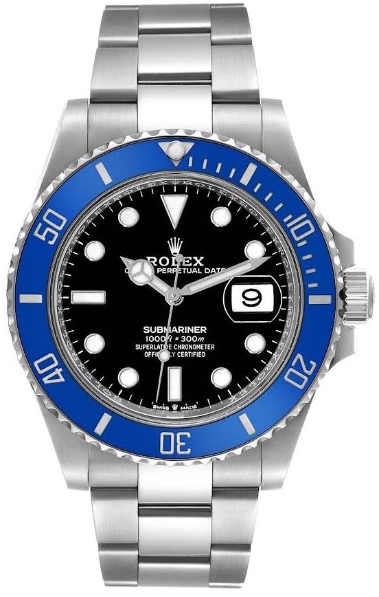 Rolex Herrklocka 126619LB-0003 Submariner Smurf Blå/18 karat vitt - Rolex