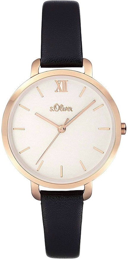 s.Oliver Damklocka SO-3874-LQ S.Oliver Classic Silverfärgad/Läder - s.Oliver