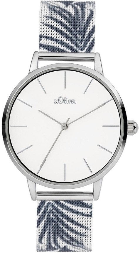 s.Oliver Damklocka SO-3977-MQ S.Oliver Classic Silverfärgad/Stål
