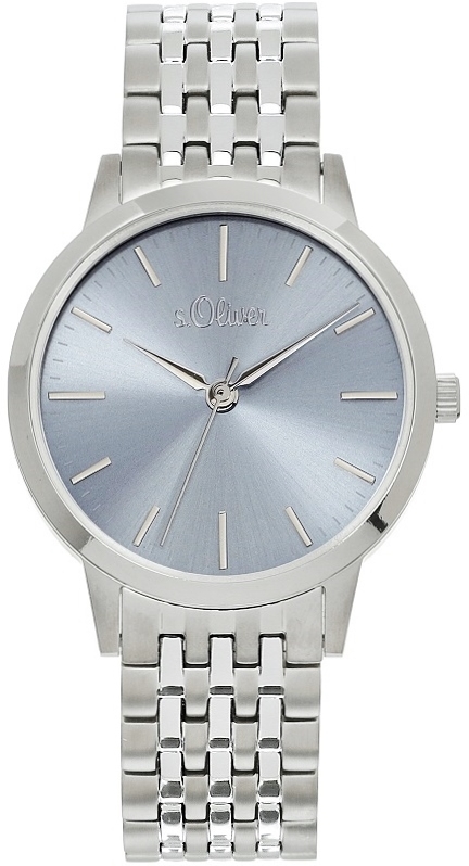 s.Oliver Damklocka SO-4217-MQT S.Oliver Classic Blå/Titan Ø34 mm