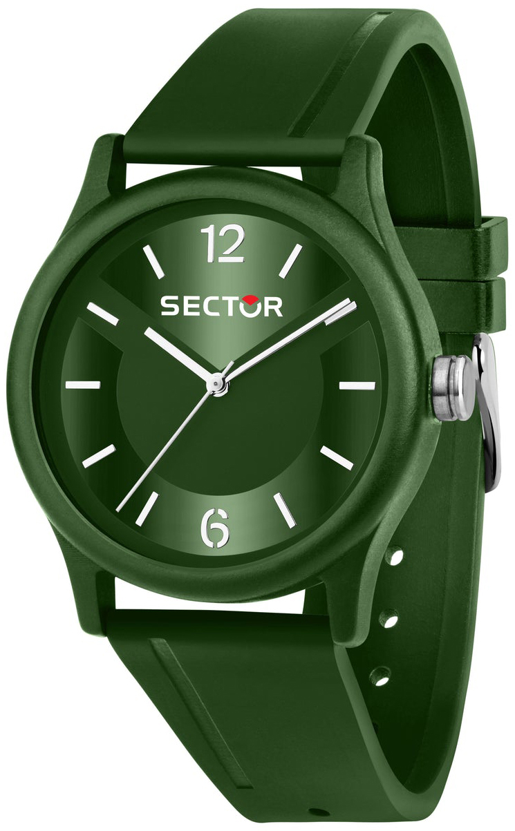 Sector Herrklocka R3251203004 Ex-Q Gr&ouml;n/Gummi &Oslash;41 mm