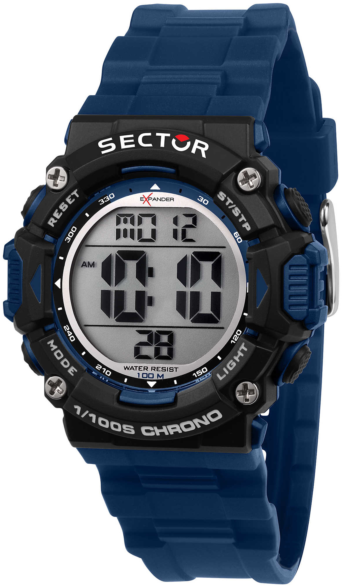 Sector Herrklocka R3251544003 LCD/Resinplast Ø40 mm - Sector