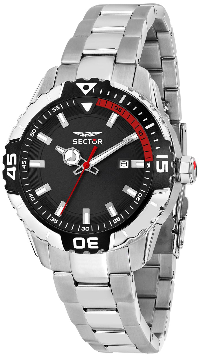 Sector Herrklocka R3253135001 Legend Svart/St&aring;l &Oslash;42 mm