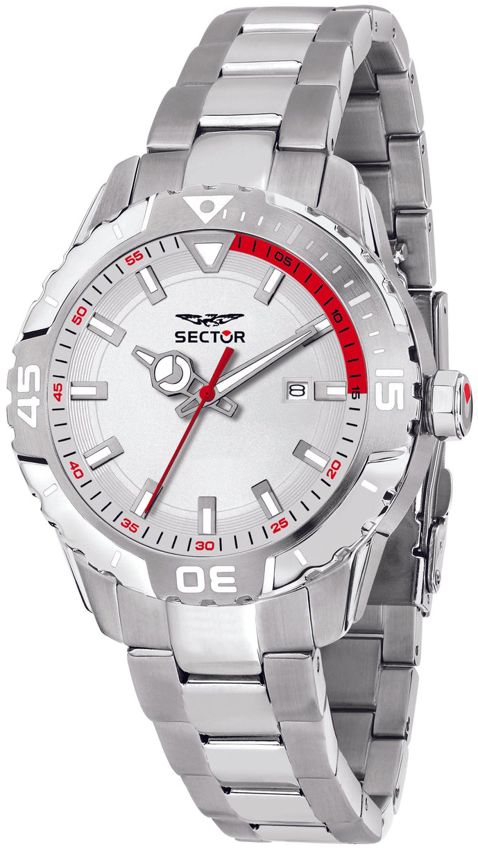 Sector Herrklocka R3253135002 Legend Silverf&auml;rgad/St&aring;l &Oslash;42 mm