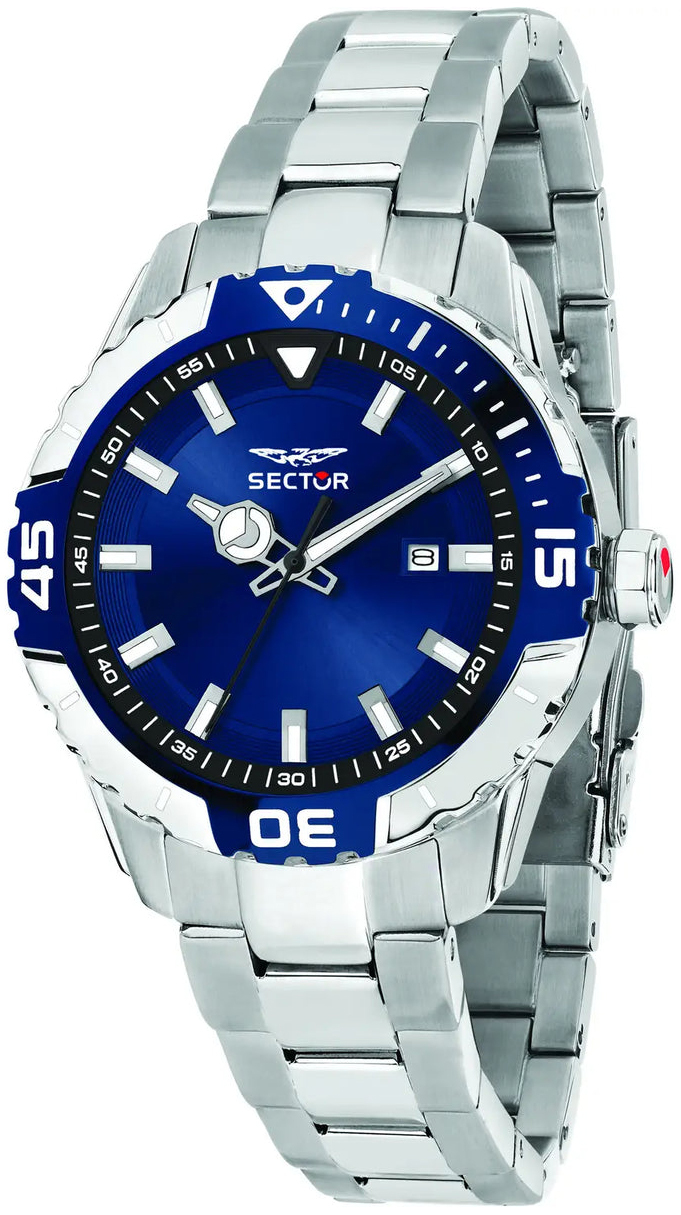 Sector Herrklocka R3253135003 Legend Bl&aring;/St&aring;l &Oslash;42 mm