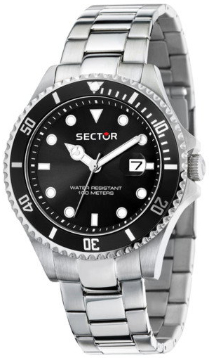 Sector 230 Herrklocka R3253161060 Svart/St&aring;l &Oslash;43 mm