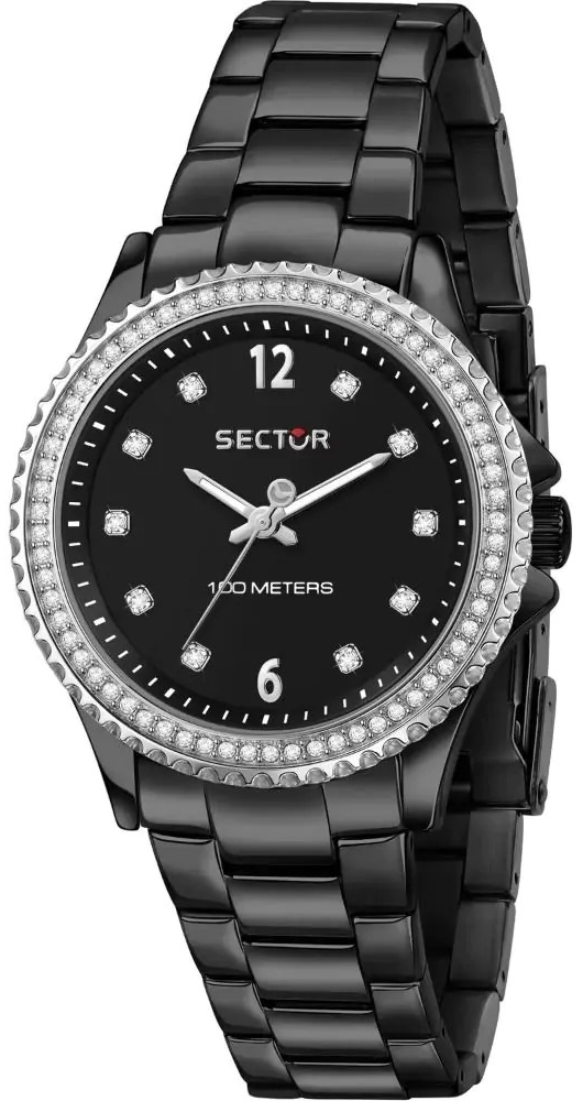 Sector 230 Damklocka R3253161535 Svart/Stål Ø35 mm - Sector