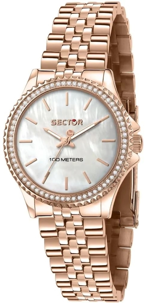Sector 230 Damklocka R3253161537 Vit/Roséguldstonat stål Ø32 mm - Sector