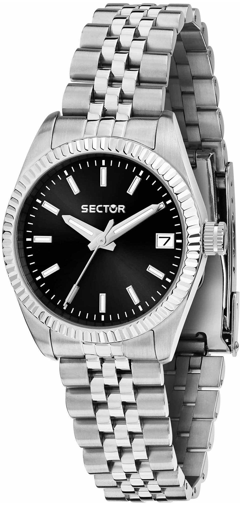 Sector 240 Damklocka R3253240512 Svart/St&aring;l &Oslash;32 mm