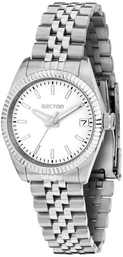Sector 240 Damklocka R3253240514 Vit/St&aring;l &Oslash;32 mm