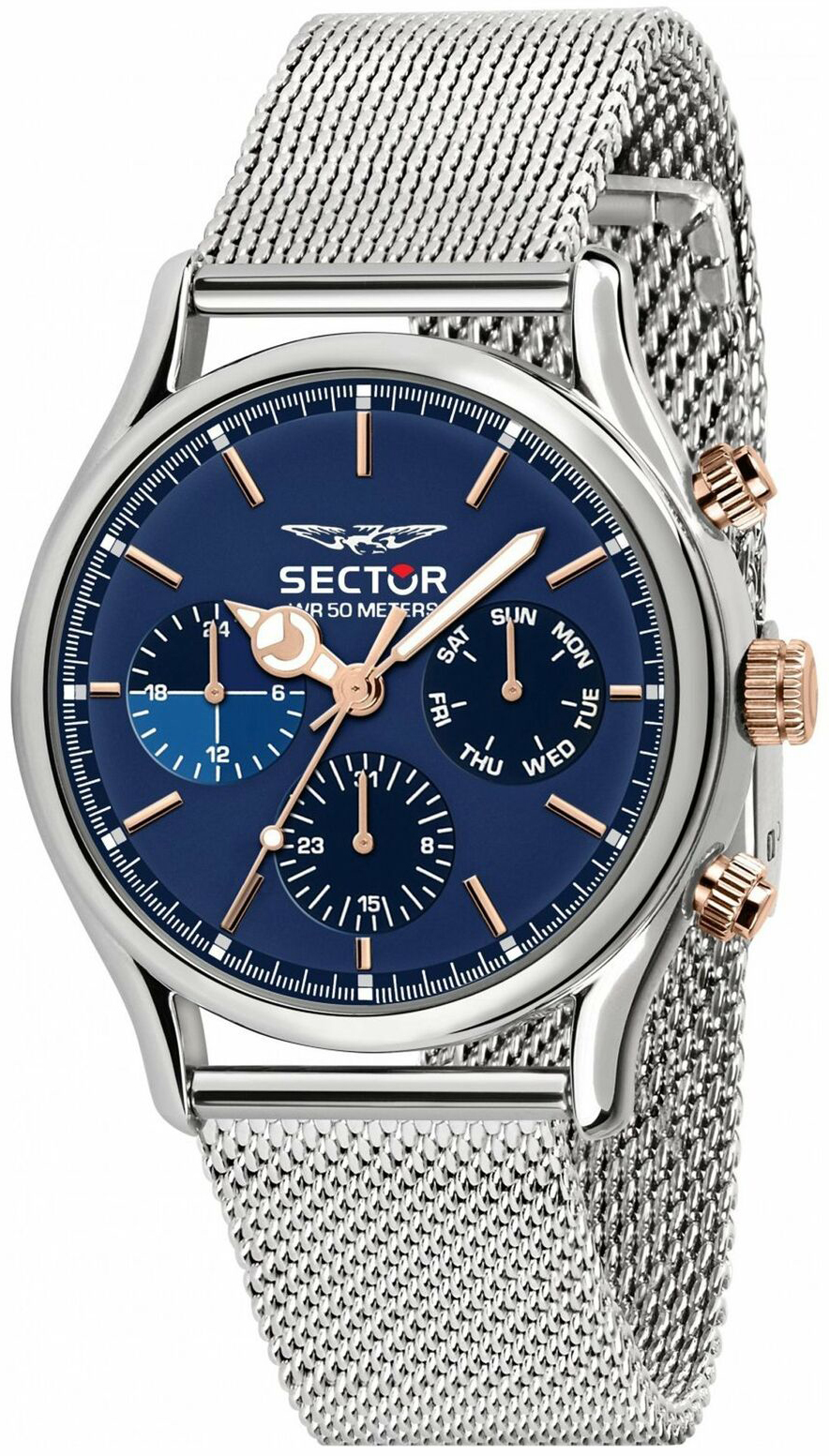 Sector 660 Herrklocka R3253517009 Blå/Stål Ø43 mm - Sector