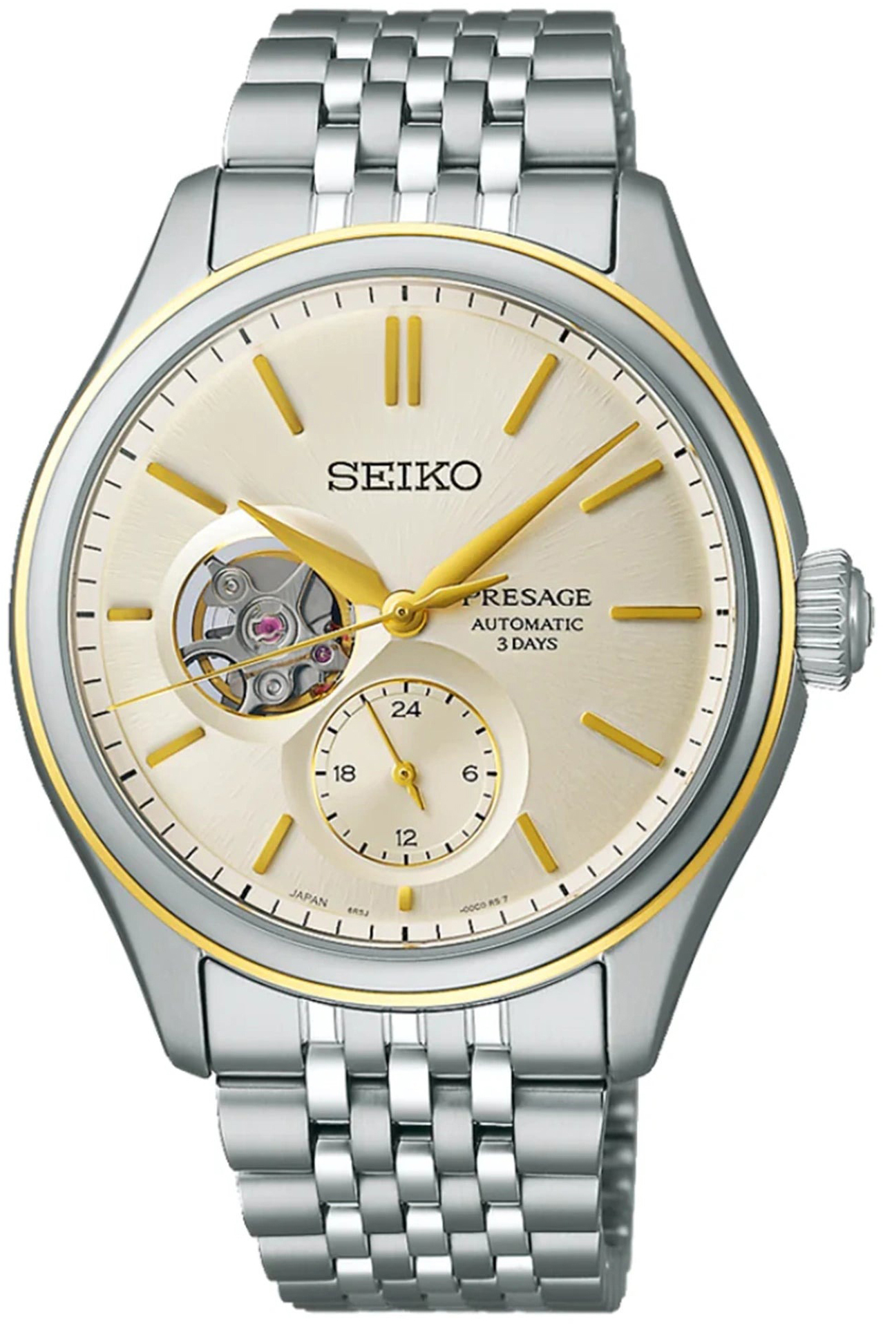 Seiko Herrklocka SPB480J1 Presage Champagnefärgad/Stål Ø40.2 mm - Seiko