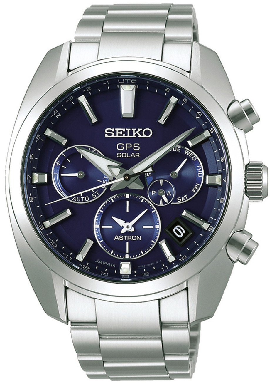 Seiko Herrklocka SSH019J1 Astron Blå/Stål Ø42.7 mm - Seiko