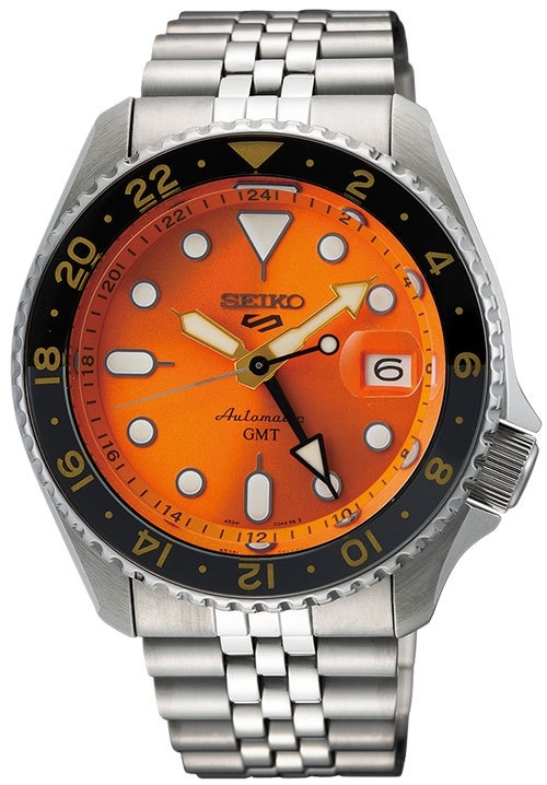 Seiko 5 Sports Herrklocka SSK005K1 Orange/Stål Ø42.5 mm - Seiko