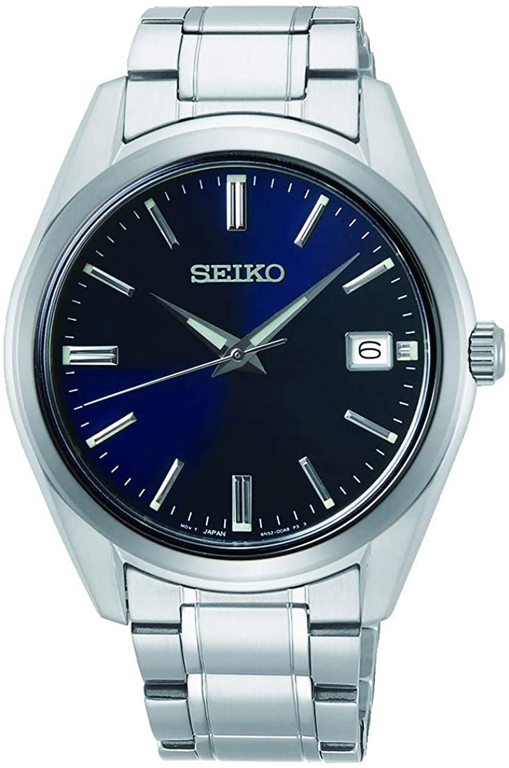 Seiko Herrklocka SUR309P1 Classic Blå/Stål Ø40.2 mm - Seiko