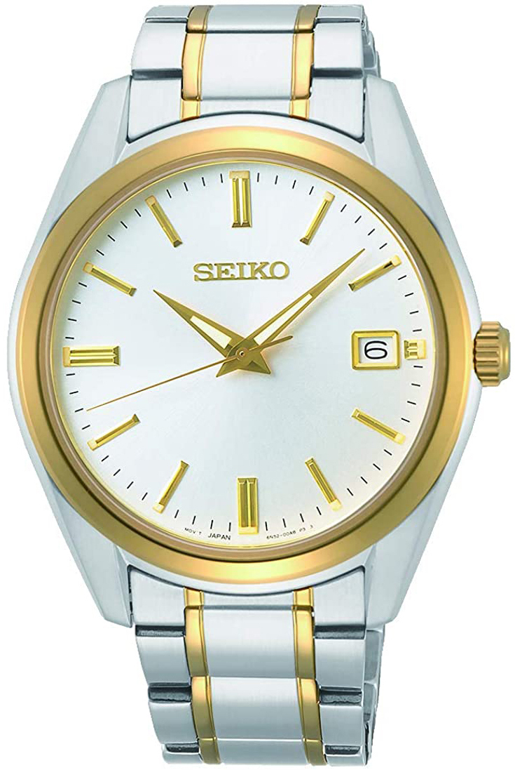 Seiko Herrklocka SUR312P1 Conceptual Silverfärgad/Gulguldtonat stål - Seiko