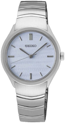 Seiko Damklocka SUR549P1 Classic Blå/Stål Ø30 mm - Seiko